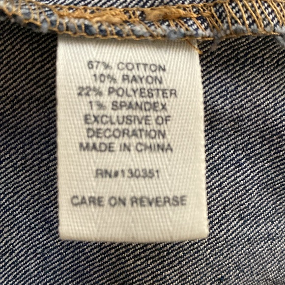 MUDD Sleeveless Denim Jacket - Picture 5 of 5